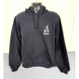 Hazel Boutique Men's Classic Graphic Print Pullover Hoodie Black Size XL Outdoor